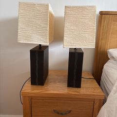Table Lamps 25 each or Two for 40