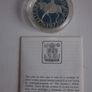 1977 Queen Elizabeth II Silver Jubilee Proof Silver Crown Coin with Case and COA Image 2
