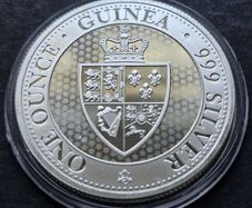 2019 St Helena One Ounce 1oz Guinea .999 Silver Coin The East India Company