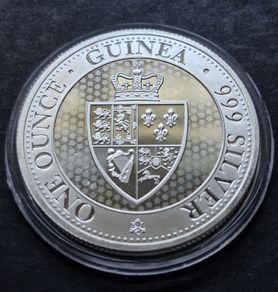 2019 St Helena One Ounce 1oz Guinea .999 Silver Coin The East India Company