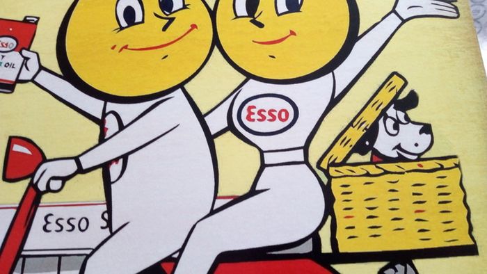Esso classic car poster Castrol Wakefield oil large poster