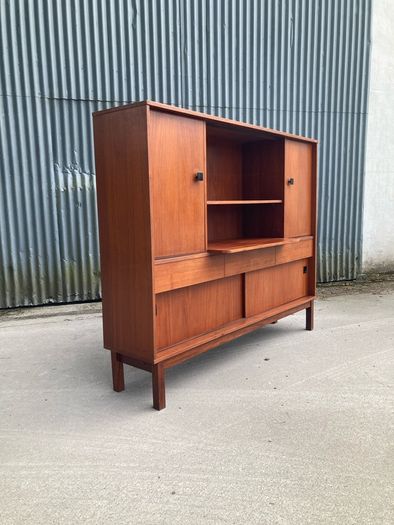 1960s Teak Highboard - Warehouse and Showroom Open Saturday 25th April 12 til 4pm Eircode R95T227