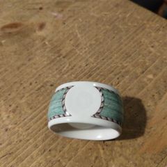 Wedgwood Sarah's Garden pattern napkin ring.