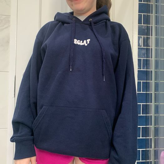 Eclat navy hoodie. Size L