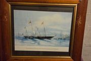 "The Royal Steam Yacht Victoria and Albert" Framed print