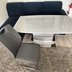Table + 2 Chairs  Grey