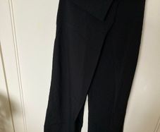 Asymmetrical wide leg trouresr size xs uk 4/6