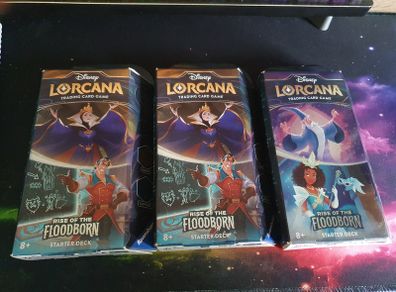 Disney Lorcana Rise of the Floodborn Starter Decks