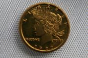 US Miniature 24K Gold Plated Token