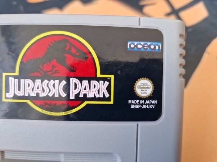 Jurassic Park Snes Super Nintendo Arcade Retro Games Original