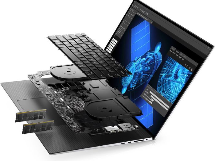 Dell Precision 5750 Mobile Workstation Business Gaming Laptop 17" INTEL i7-10875H - 32GB RAM - 1TB SSD NVMe - Nvidia Quadro T2000 Win 11 Pro
