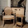 french style chair and table. Image 3