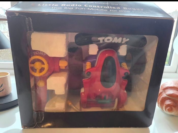 Vintage 1990 Tomy Little R/C Buggy - Remote Control Car