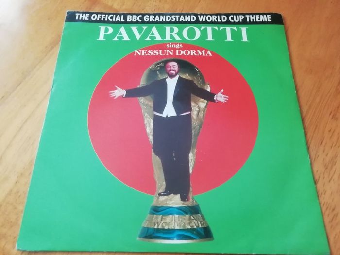 Pavarotti Italia 90 World Cup 7" Vinal Soundtrack