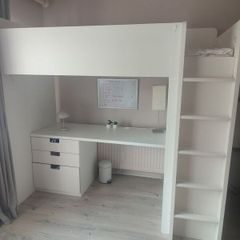 IKEA Bunk Bed with study desk and wardrobe