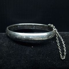 Vintage Sterling Silver Bangle Chester 1957
