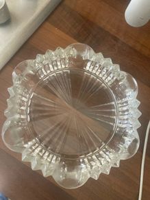 Vintage glass ashtray