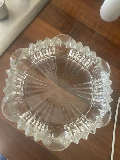 Vintage glass ashtray