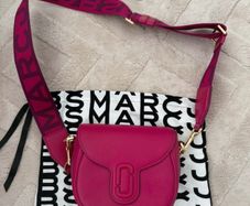 Marc Jacobs pink saddle bag