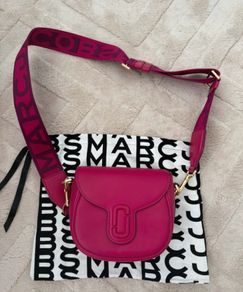 Marc Jacobs pink saddle bag