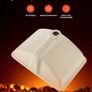 Undermount Bathroom Sink, 530 x 375 mm Rectangular White Ceramic Vessel Sink with Overflow Hole, Under Counter Drop in Modern Lavatory Vanity Bath Wash Bowl Basin, Rectangle for Small Space Image 6