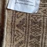 Vintage handwoven fringed rug. Image 2