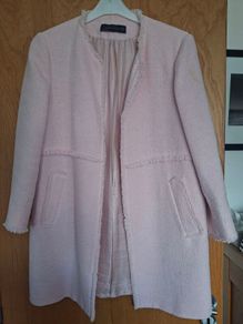 Zara Coat, Baby Pink