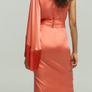 BNWT occasion asymmetric midi dress with fringe hem Image 5