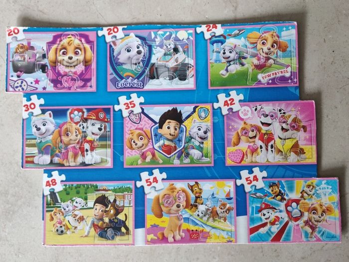Paw patrol puzzles