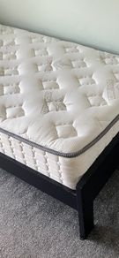 single bed with mattress