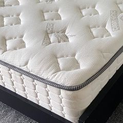 single bed with mattress