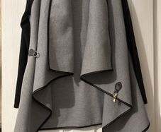 Waterfall front Grey Jacket