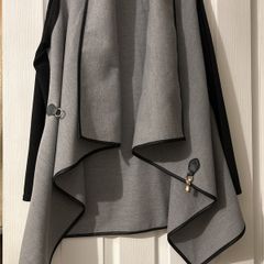 Waterfall front Grey Jacket