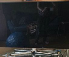 https://www.trustedreviews.com/reviews/samsung-ue46d8000  Working but note the following: -A few lines of dead pixels noticeable when screen showing green pictures. Shown in photo (straight lines. Other distortion is just from photo?) - stand is damaged a