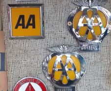 AA Car Badge Vintage