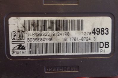 Opel, Vauxhall ESP sensor unit