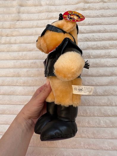 Vintage PMS Biker Mates Bear Playmates Soft approx. 28 cm. Damaged Plush Please see photos