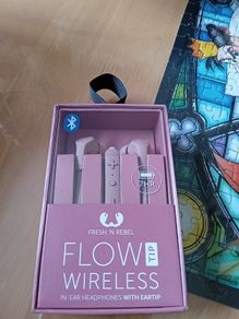 Fresh N Rebel Flow Tip Wireless Headphones Dusty Pink