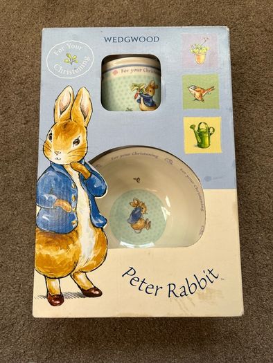 Wedgwood Petter Rabbit mug and bowl