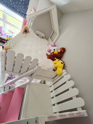 Kids bunk princess bed