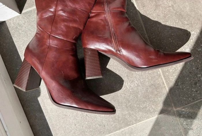 Brown Knee-High Boots