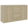 Sideboard Sonoma Oak 120x36x69 cm Chipboard Image 2