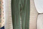 Olive green maternity leggings