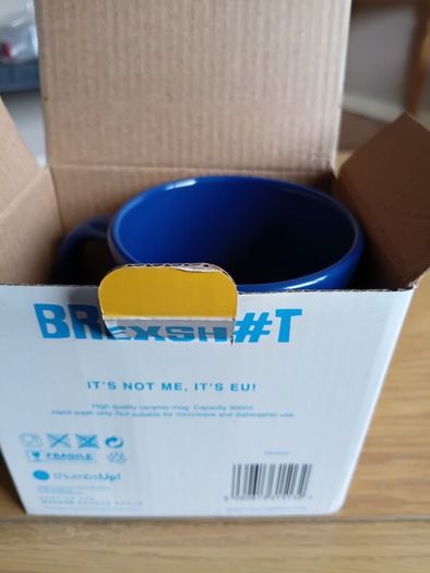 Mug & Selection of Plastic Snack Trays