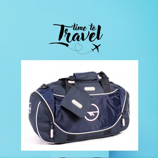 Small Hi-Tec holdall travel gym bag with adjustable shoulder strap