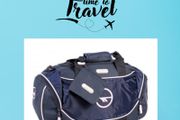 Small Hi-Tec holdall travel gym bag with adjustable shoulder strap