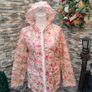 Topshop Womens Multicoloured Floral Rain Coat Size 10 Perfect for festival season Image 7