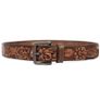 Premium Embossed Genuine Leather Belt Stylish Vintage Designer Belt Durable Formal & Casual Waist Belt Image 7