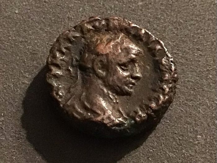 Rome Emperor Aurelian 287 AD Potin Tetradrachm