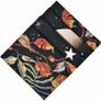 Moonlit Garden Tapestry, Moon Phase Tapestries Flower Vine Tapestry Black Background Floral Tapestry Wall Hanging for Room (MULTIPLE SIZES) Image 6
